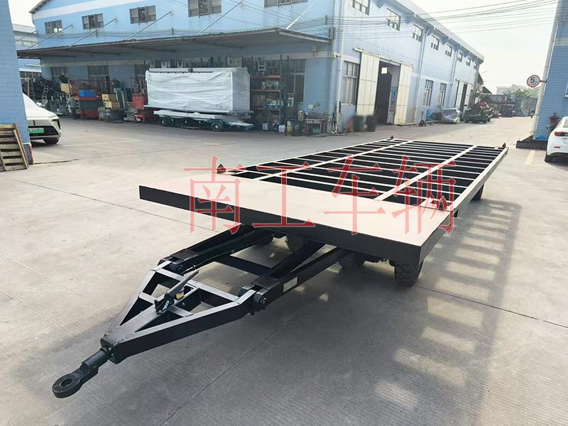 12吨骨架式开云（中国） 带角锁刹车全挂车